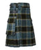 Anderson Tartan  Kilt Scottish Men Utility Modern 2 side Cargo Pockets Length 24